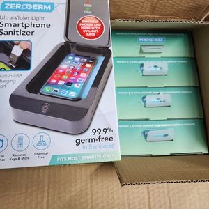 Zerogerm phone sanitizers - case of 4